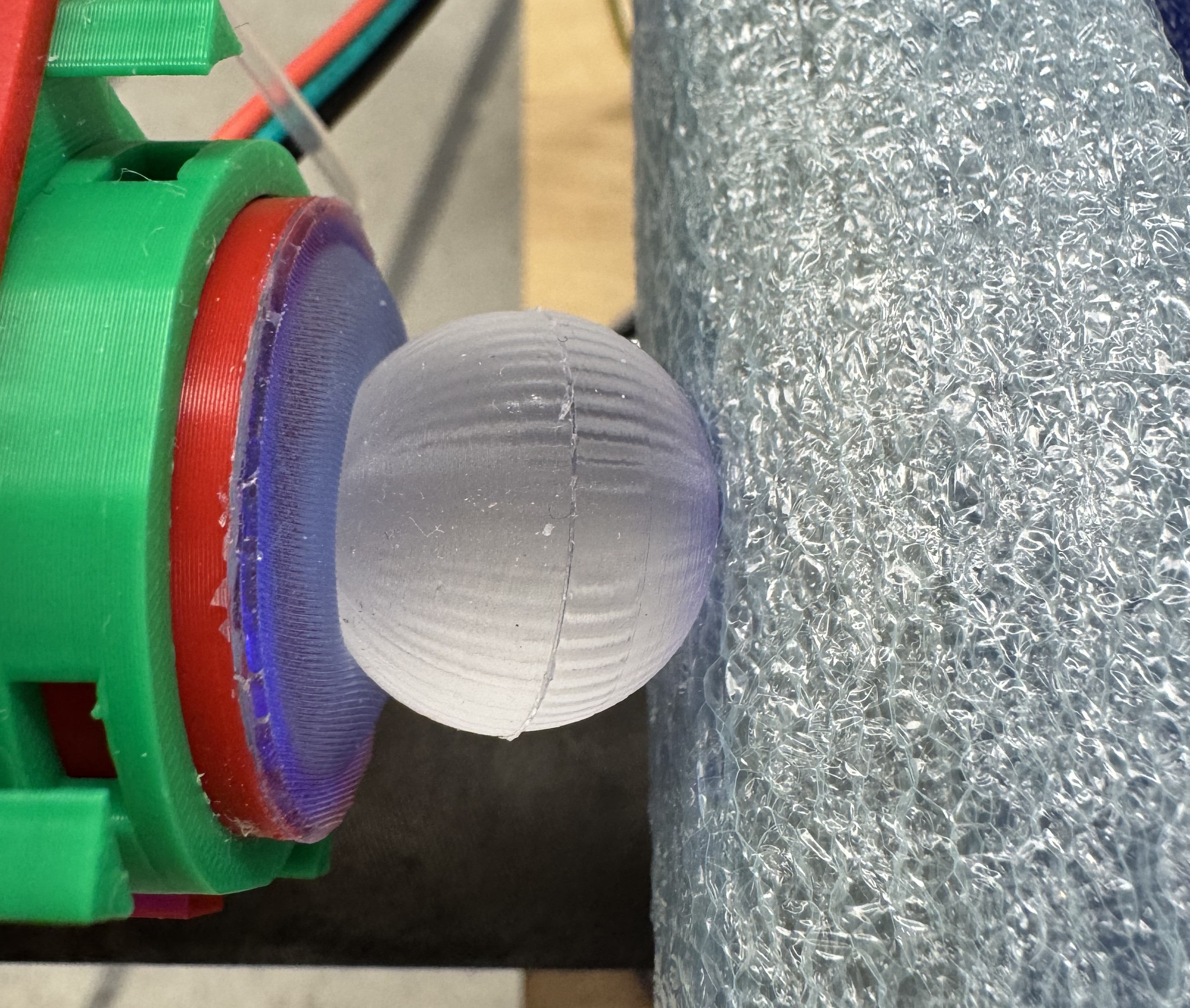 Bench-vise softness classification setup using MoiréSkin