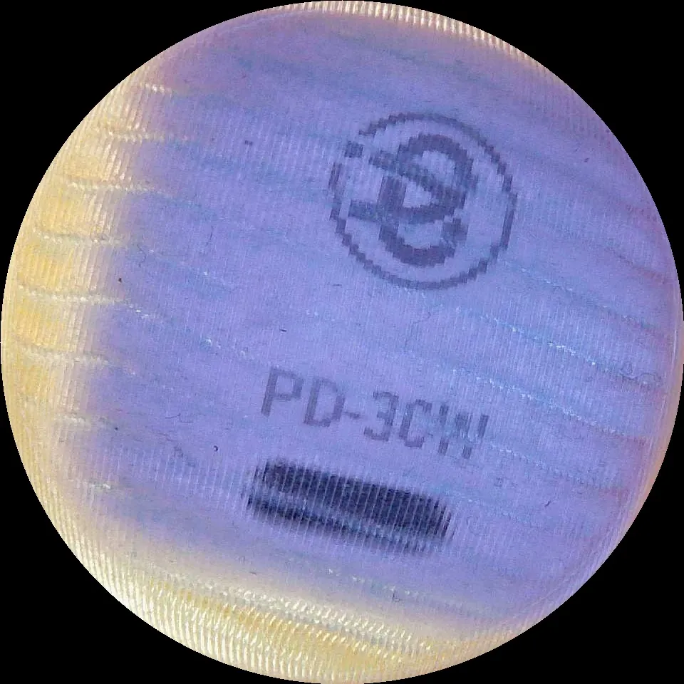 Power adapter visible through the transparent MoiréSkin layer