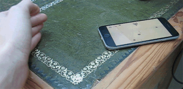 Device-free gesture tracking using acoustic signals